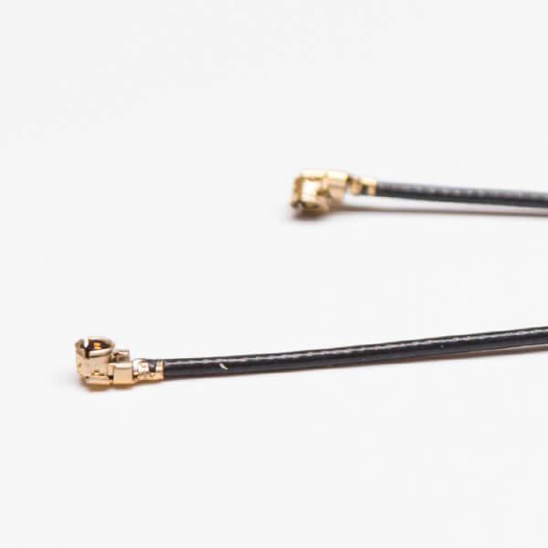 射頻同軸電纜組件RF1.13黑色線材雙頭打IPEX接口 射頻同軸電纜組件RF1.13黑色線材雙頭打IPEX接口